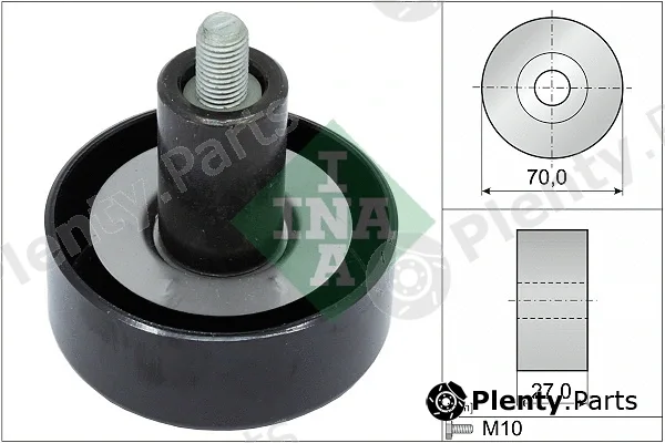 INA 532065710 — Deflection/Guide Pulley, V-ribbed belt