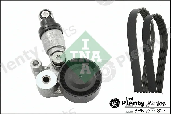 INA 529054010 — V-Ribbed Belt Set