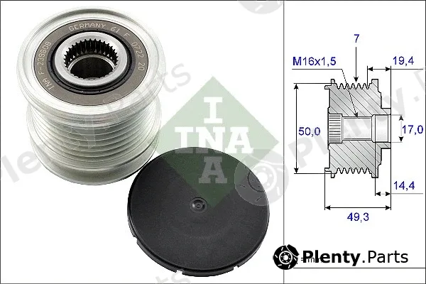 INA 535014010 — Alternator Freewheel Clutch