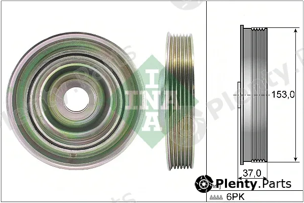 INA 544009710 — Belt Pulley, crankshaft