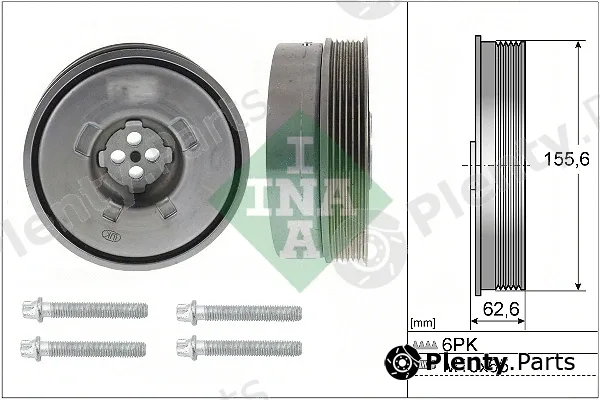 INA 544050120 — Belt Pulley Set, crankshaft