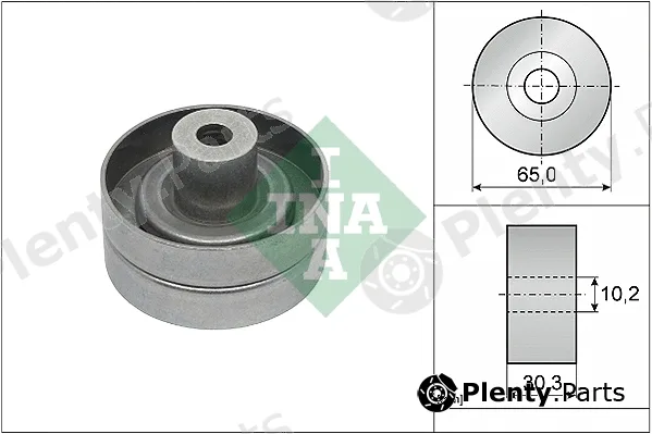 INA 532091010 — Deflection/Guide Pulley, V-ribbed belt