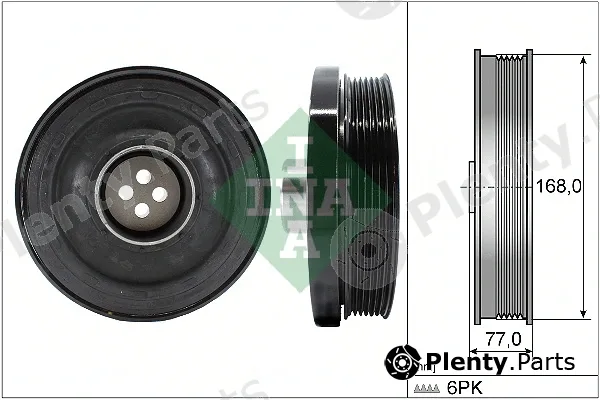 INA 544013010 — Belt Pulley, crankshaft