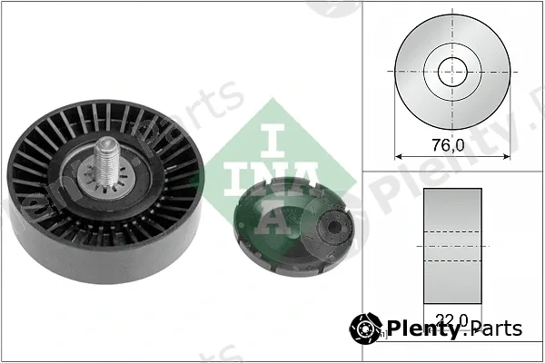INA 532032310 — Deflection/Guide Pulley, V-ribbed belt