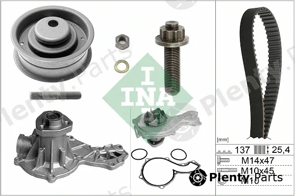 INA 530000330 — Water Pump & Timing Belt Kit