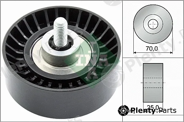 INA 532065510 — Deflection/Guide Pulley, V-ribbed belt