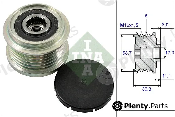 INA 535016010 — Alternator Freewheel Clutch