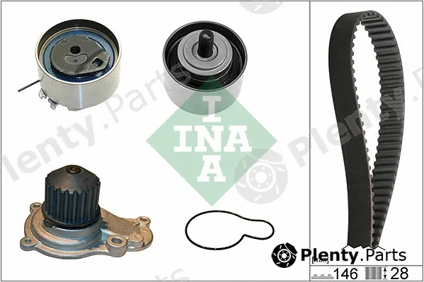 INA 530064130 — Water Pump & Timing Belt Kit