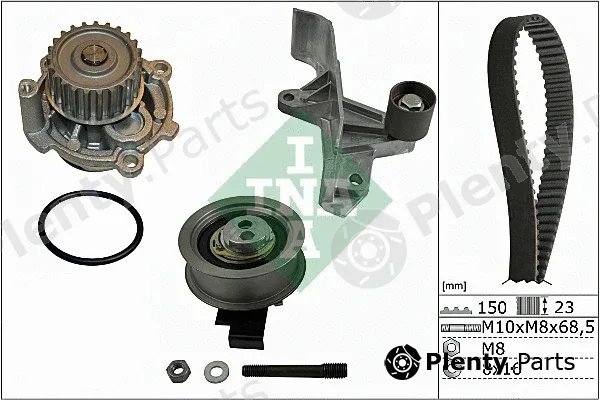 INA 530054631 — Water Pump & Timing Belt Kit