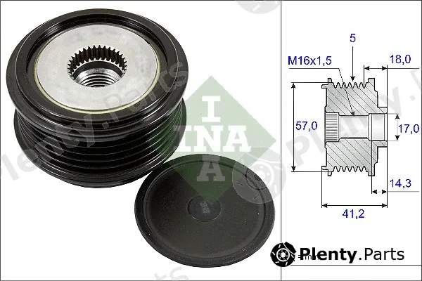 INA 535024810 — Alternator Freewheel Clutch