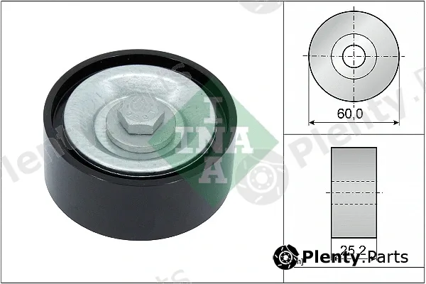 INA 532071510 — Deflection/Guide Pulley, V-ribbed belt