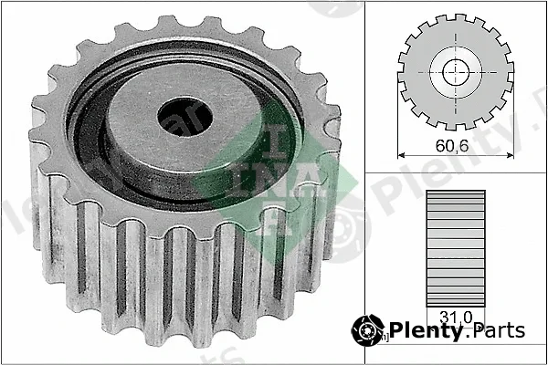 INA 532022010 — Deflection/Guide Pulley, timing belt
