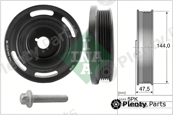INA 544012120 — Belt Pulley Set, crankshaft