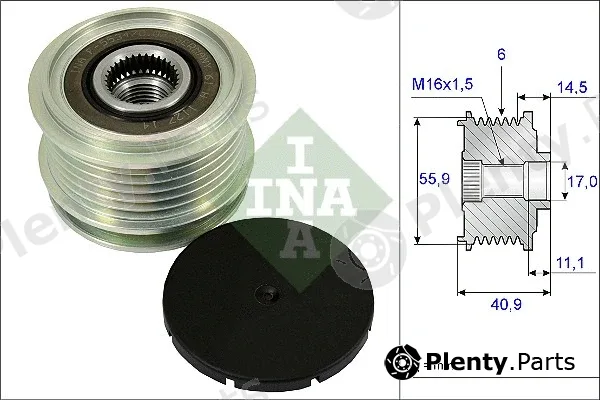 INA 535001210 — Alternator Freewheel Clutch