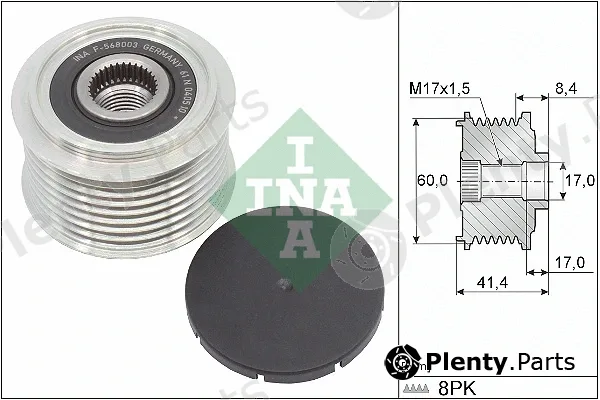INA 535026210 — Alternator Freewheel Clutch