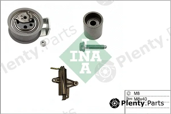 INA 530034009 — Pulley Kit, timing belt