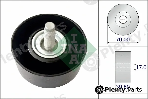 INA 532074210 — Deflection/Guide Pulley, V-ribbed belt