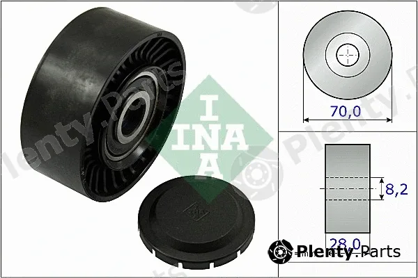 INA 532046810 — Deflection/Guide Pulley, V-ribbed belt