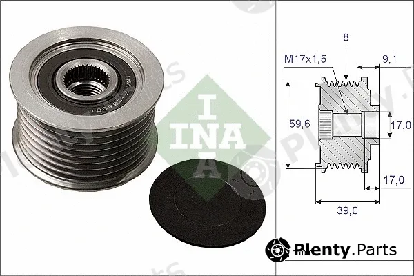 INA 535004910 — Alternator Freewheel Clutch