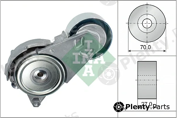 INA 534040810 — Belt Tensioner, V-ribbed belt