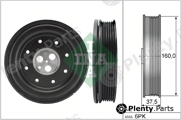 INA 544013410 — Belt Pulley, crankshaft