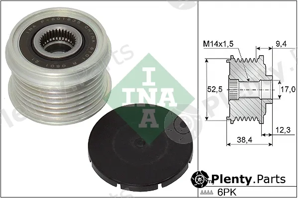 INA 535032910 — Alternator Freewheel Clutch