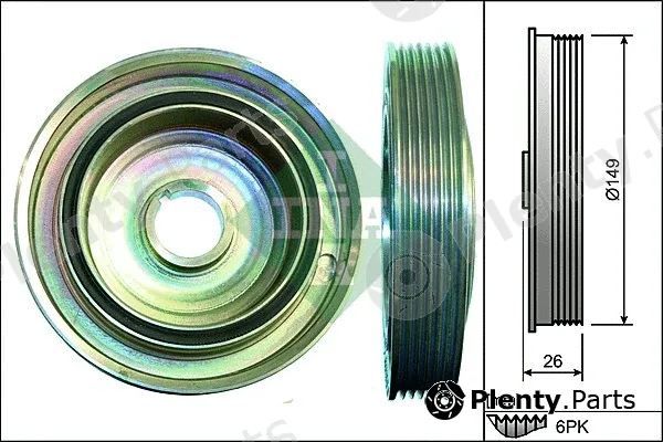 INA 544009910 — Belt Pulley, crankshaft