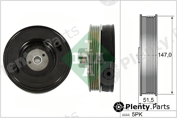 INA 544050910 — Belt Pulley, crankshaft