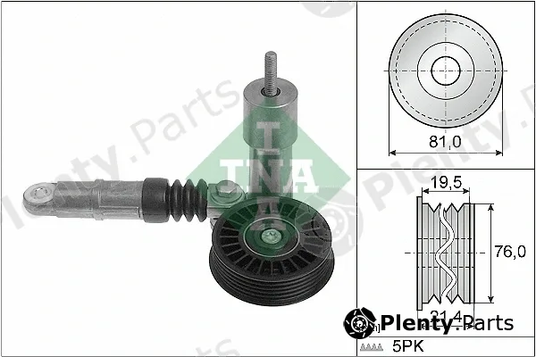 INA 534001410 — Belt Tensioner, V-ribbed belt
