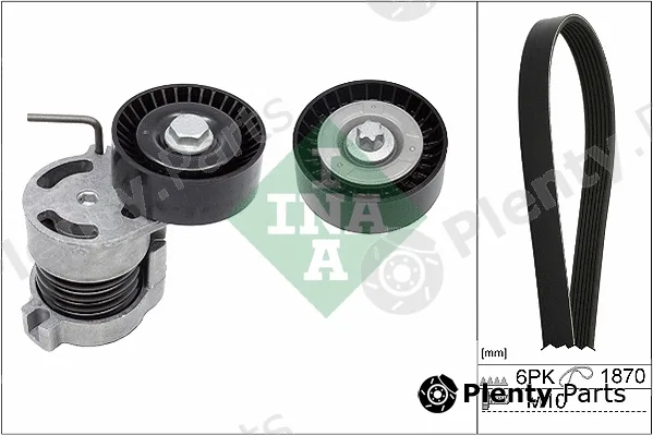 INA 529004410 — V-Ribbed Belt Set