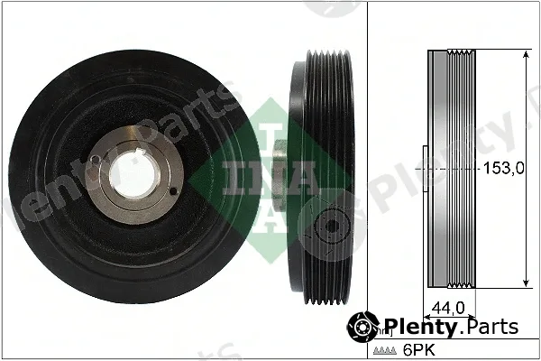 INA 544004210 — Belt Pulley, crankshaft