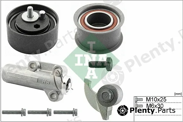 INA 530017909 — Pulley Kit, timing belt