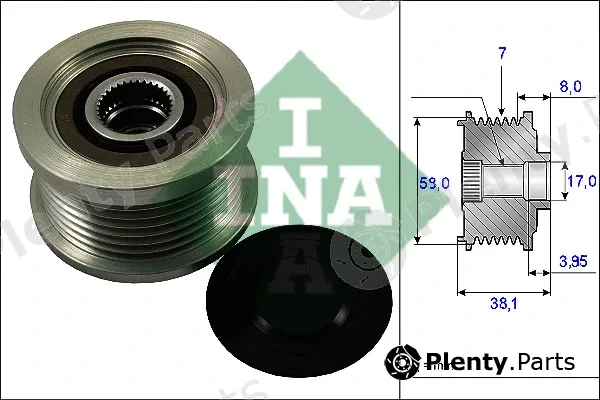 INA 535024310 — Alternator Freewheel Clutch
