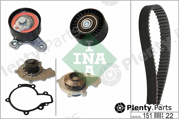INA 530057230 — Water Pump & Timing Belt Kit