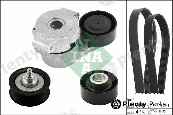 INA 529030110 — V-Ribbed Belt Set