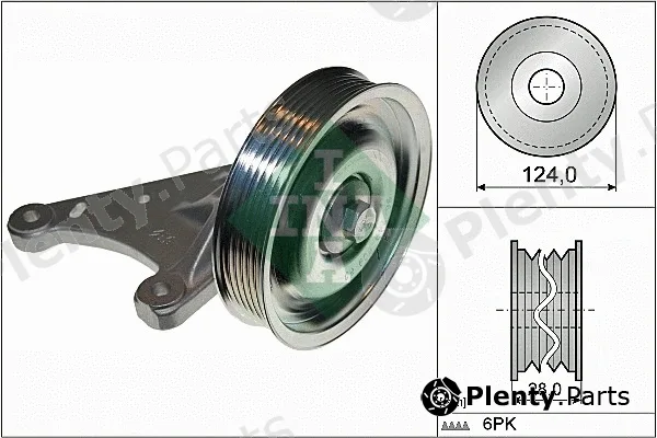 INA 532077310 — Deflection/Guide Pulley, V-ribbed belt