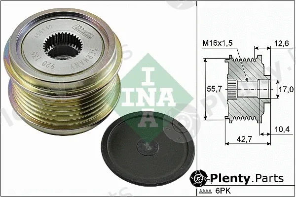 INA 535027610 — Alternator Freewheel Clutch