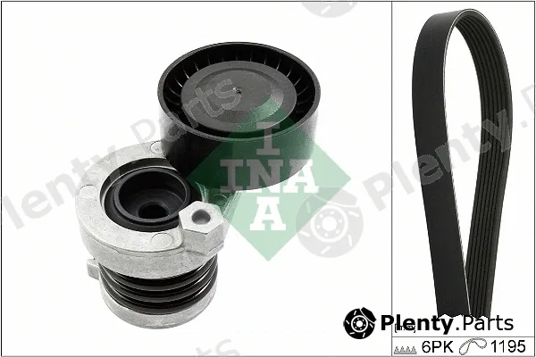 INA 529033910 — V-Ribbed Belt Set