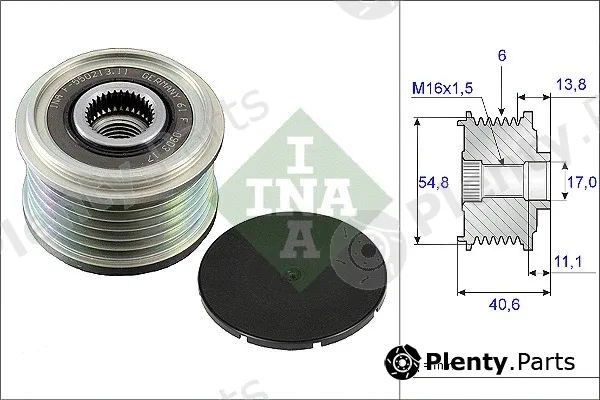 INA 535010210 — Alternator Freewheel Clutch