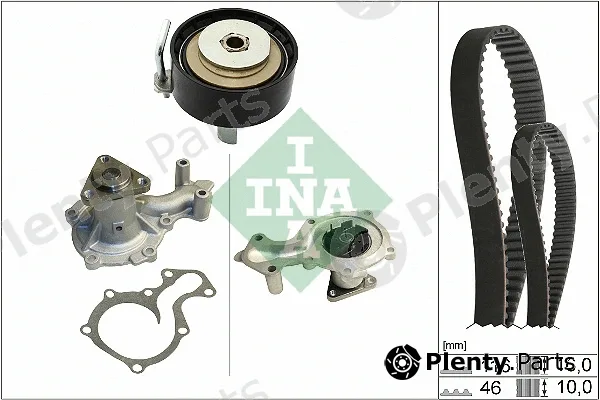 INA 530070030 — Water Pump & Timing Belt Kit