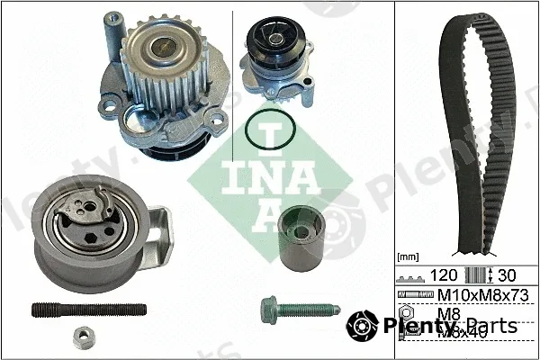 INA 530009131 — Water Pump & Timing Belt Kit