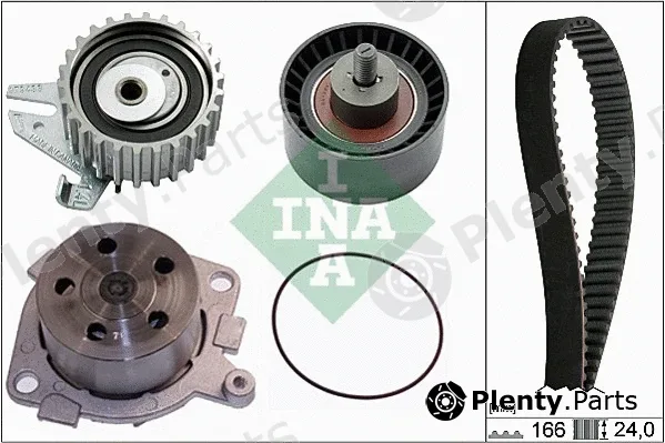 INA 530022630 — Water Pump & Timing Belt Kit