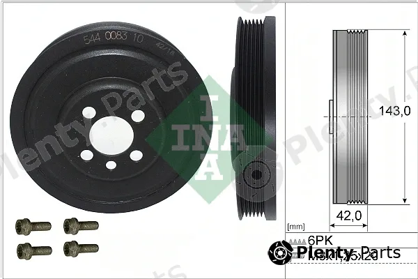 INA 544008320 — Belt Pulley Set, crankshaft