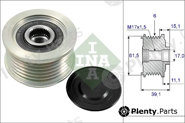 INA 535014410 — Alternator Freewheel Clutch