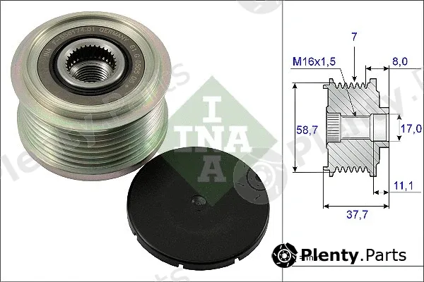 INA 535012810 — Alternator Freewheel Clutch