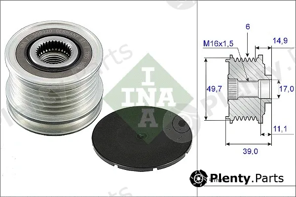 INA 535005010 — Alternator Freewheel Clutch