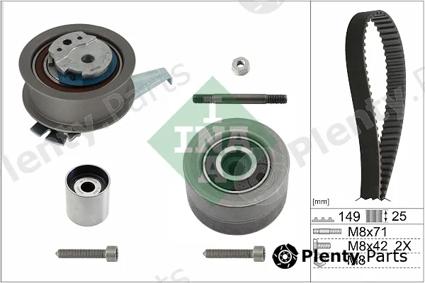 INA 530083510 — Timing Belt Kit