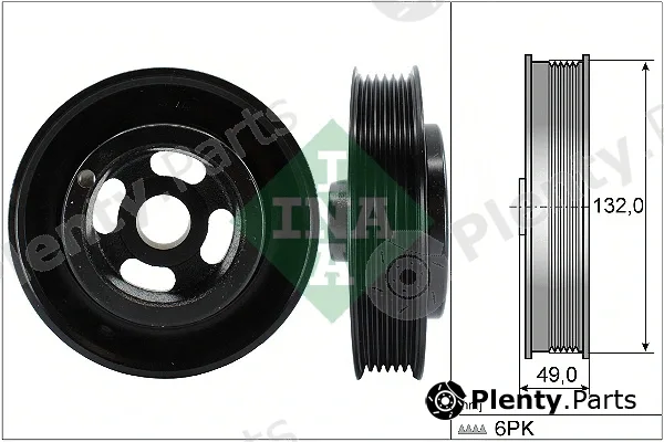 INA 544012610 — Belt Pulley, crankshaft