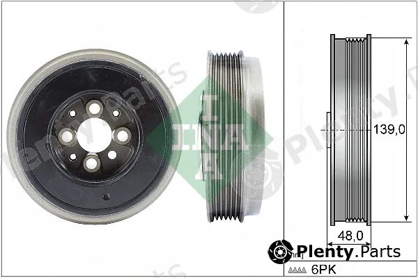 INA 544006510 — Belt Pulley, crankshaft