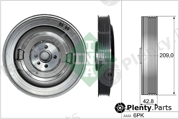INA 544051410 — Belt Pulley, crankshaft